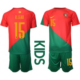 Baby Fußballbekleidung Portugal Rafael Leao #15 Heimtrikot WM 2022 Kurzarm (+ kurze hosen)